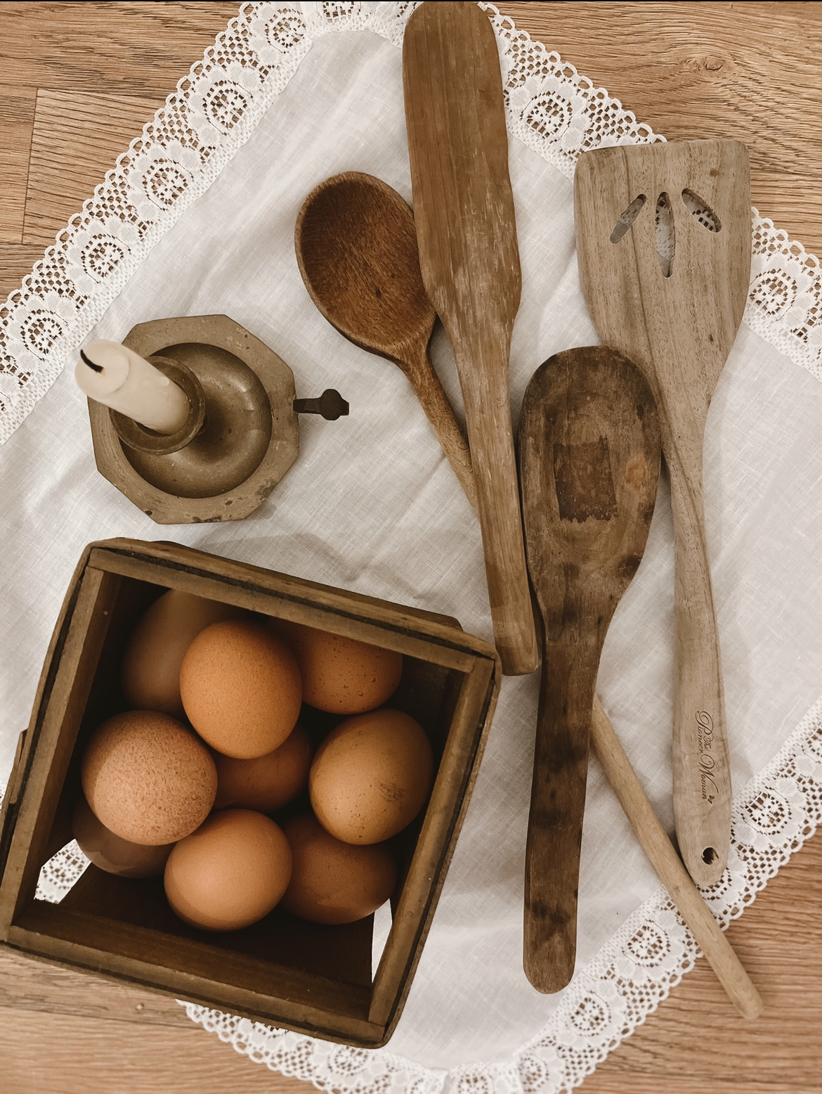 Vintage Wooden Spoons Nontoxic 